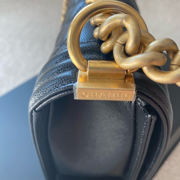 Chanel Leboy Black Gold Medium Calfskin - Picture 10 of 10
